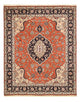 Täbriz - 40 Raj Teppich 200x260cm - Perserteppich - hellrot
