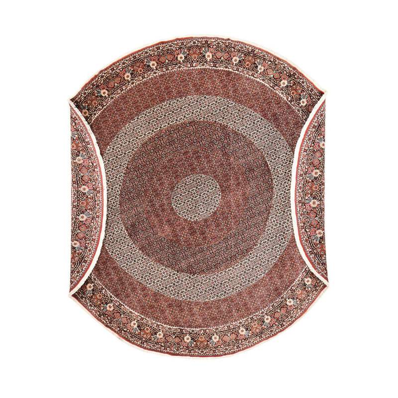 Bidjar Teppich 400x400cm - Perserteppich - rost