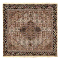 Täbriz - 40 Raj Teppich 204x204cm - Perserteppich - braun – product image