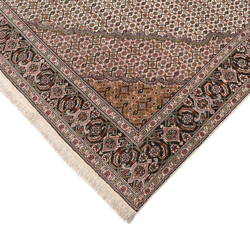 Täbriz - 40 Raj Teppich 200x212cm - Perserteppich - braun