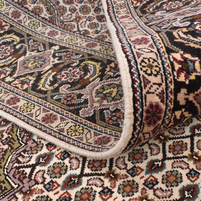 Täbriz - 40 Raj Teppich 200x212cm - Perserteppich - braun