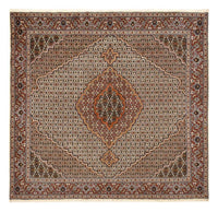 Täbriz - 40 Raj Teppich 196x204cm - Perserteppich - braun – product image