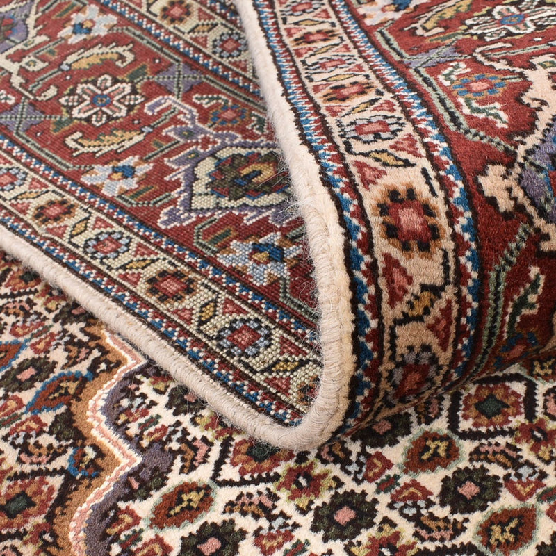 Täbriz - 40 Raj Teppich 196x204cm - Perserteppich - braun