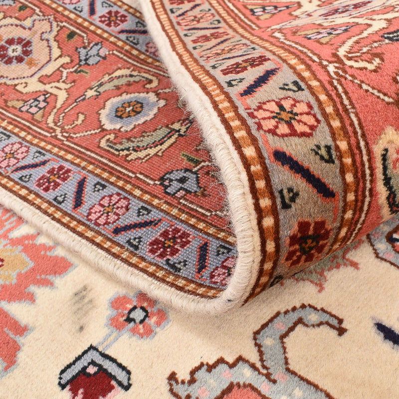Täbriz - 40 Raj Teppich 200x205cm - Perserteppich - creme