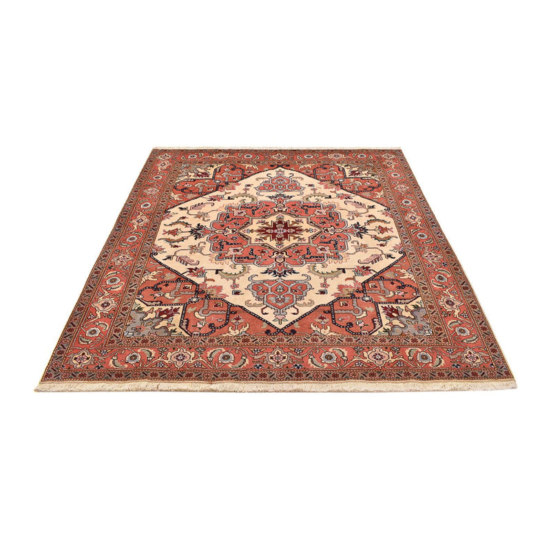 Täbriz - 40 Raj Teppich 200x205cm - Perserteppich - creme