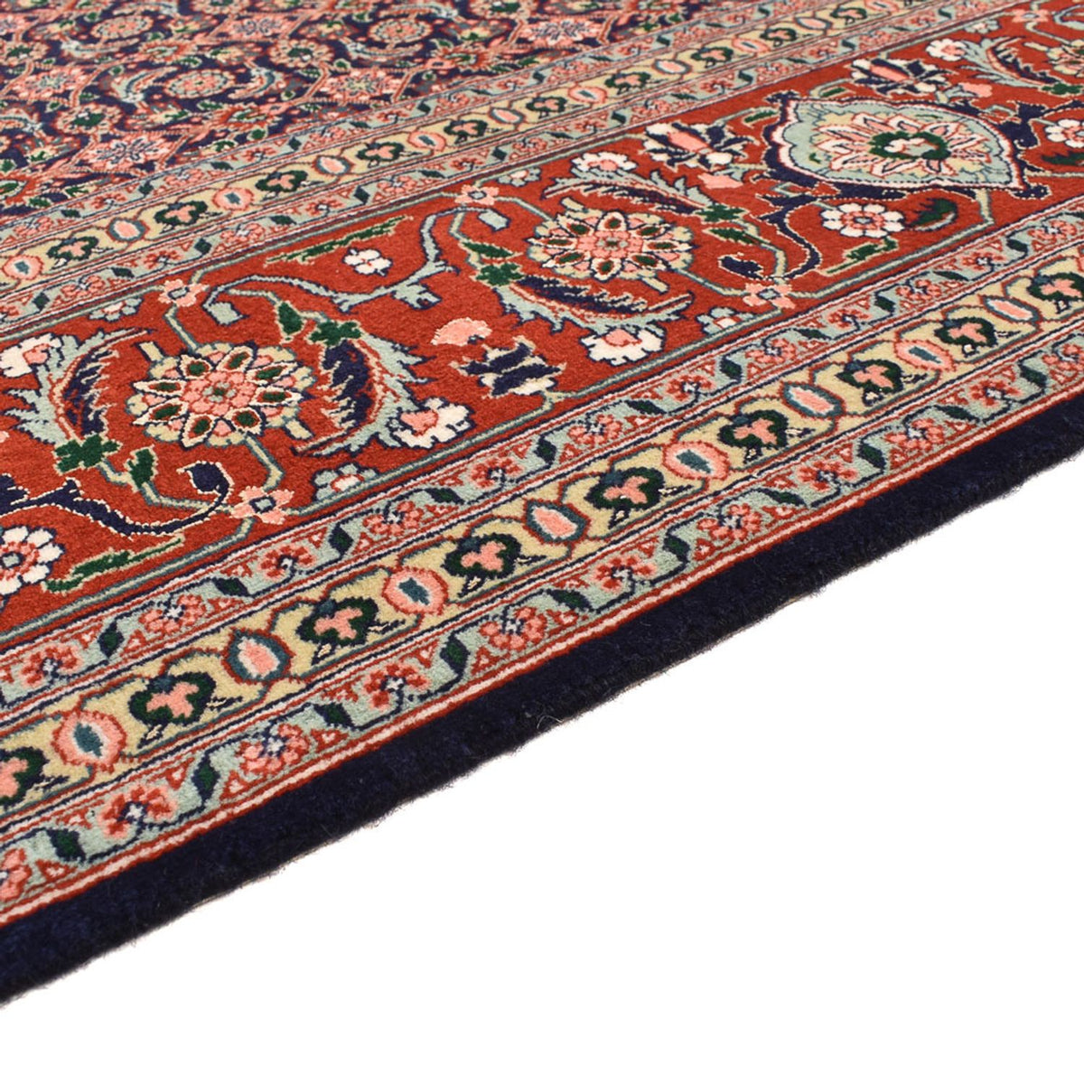 Täbriz - 40 Raj Teppich 200x203cm - Perserteppich - rost
