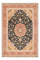 Täbriz - 40 Raj Teppich 248x357cm - Perserteppich - dunkelblau
