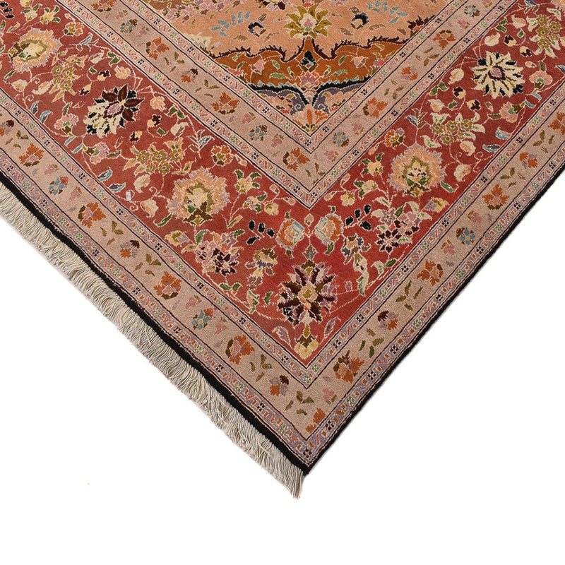 Täbriz - 40 Raj Teppich 248x357cm - Perserteppich - dunkelblau