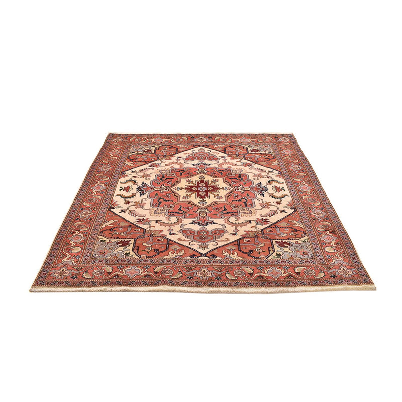 Täbriz - 40 Raj Teppich 205x207cm - Perserteppich - creme