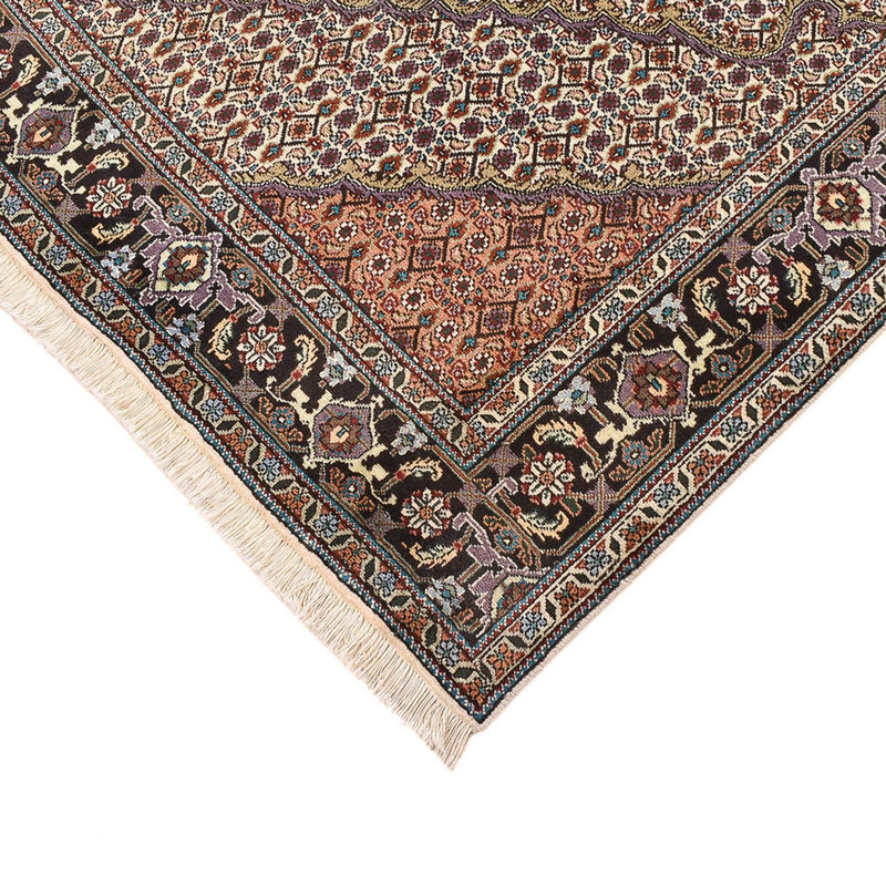 Täbriz - 40 Raj Teppich 200x202cm - Perserteppich - sand