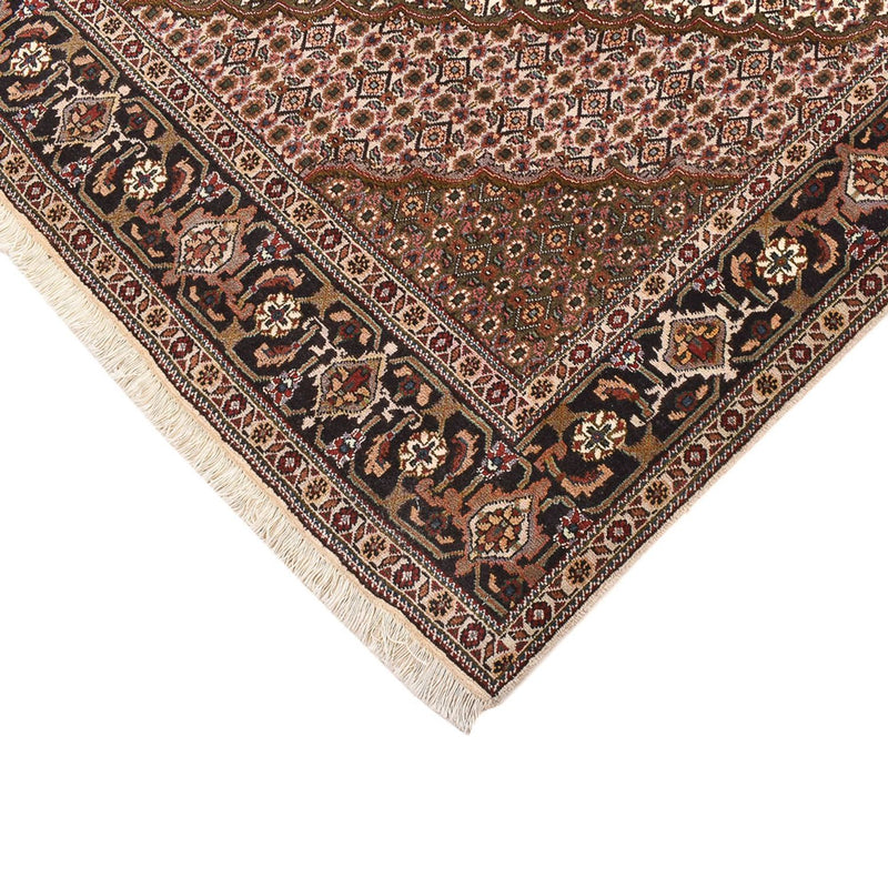 Täbriz - 40 Raj Teppich 202x206cm - Perserteppich - hellbraun