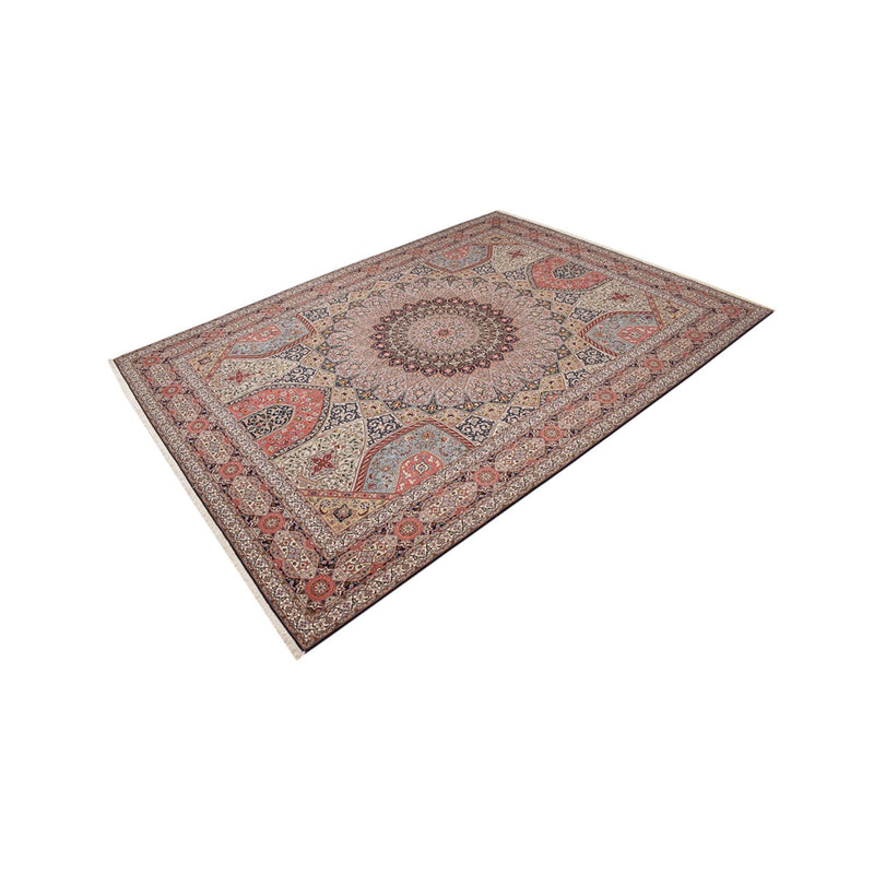 Täbriz - 50 Raj Teppich 305x413cm - Perserteppich - terrakotta