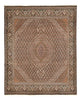 Täbriz - 40 Raj Teppich 250x305cm - Perserteppich - braun