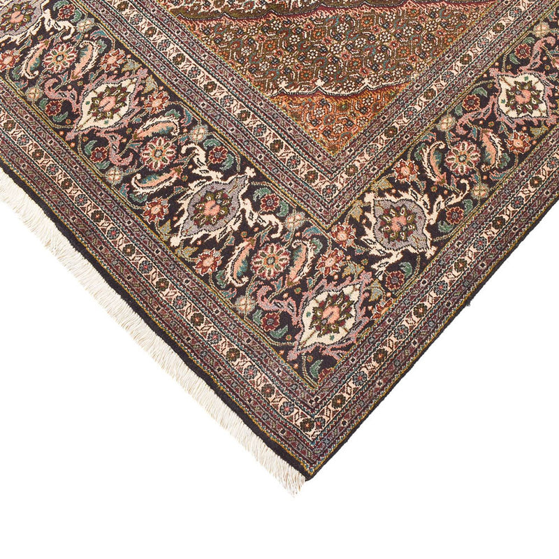 Täbriz - 40 Raj Teppich 250x305cm - Perserteppich - braun