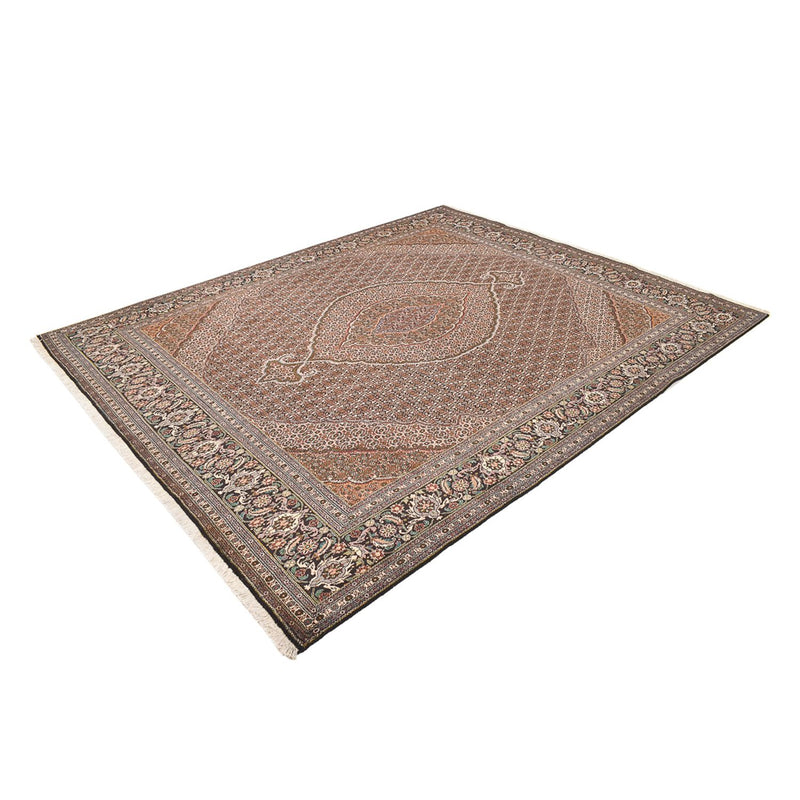 Täbriz - 40 Raj Teppich 250x305cm - Perserteppich - braun