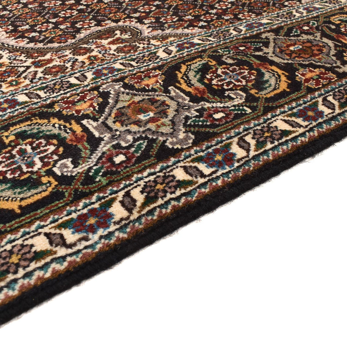 Täbriz - 40 Raj Teppich 205x207cm - Perserteppich - braun