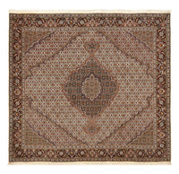 Täbriz - 40 Raj Teppich 198x204cm - Perserteppich - braun – product image