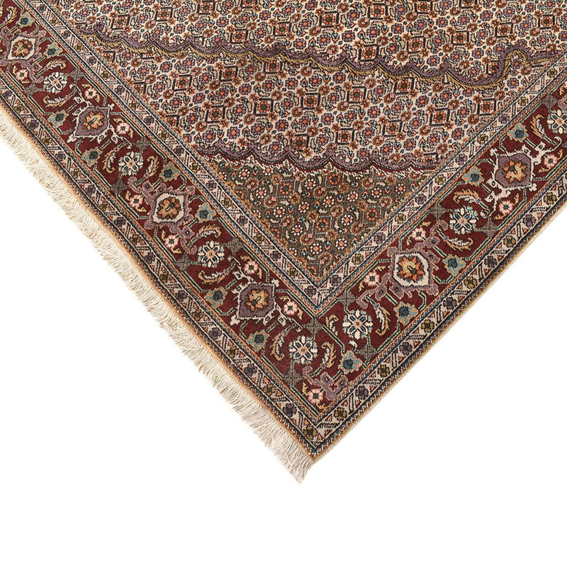 Täbriz - 40 Raj Teppich 198x204cm - Perserteppich - braun