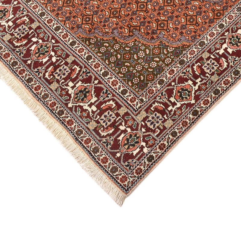 Täbriz - 40 Raj Teppich 200x203cm - Perserteppich - hellbraun