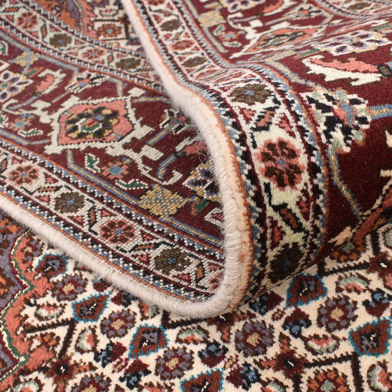Täbriz - 40 Raj Teppich 200x203cm - Perserteppich - hellbraun