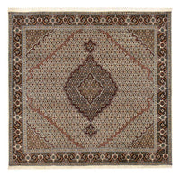 Täbriz - 40 Raj Teppich 200x200cm - Perserteppich - braun – product image