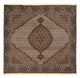 Täbriz - 40 Raj Teppich 200x203cm - Perserteppich - braun