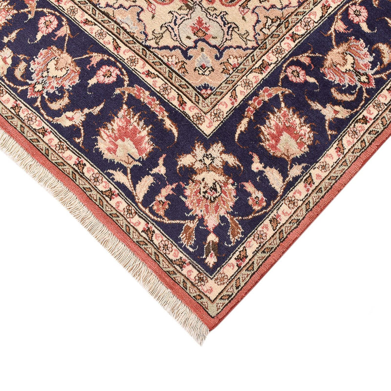 Täbriz - 40 Raj Teppich 200x256cm - Perserteppich - hellrot