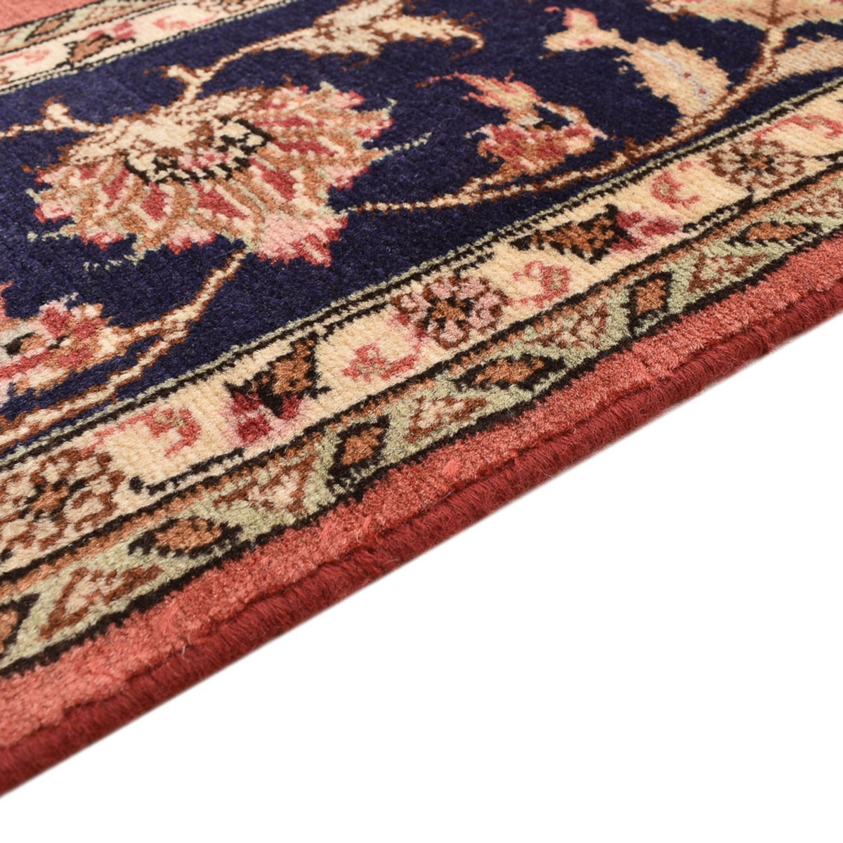 Täbriz - 40 Raj Teppich 200x256cm - Perserteppich - hellrot