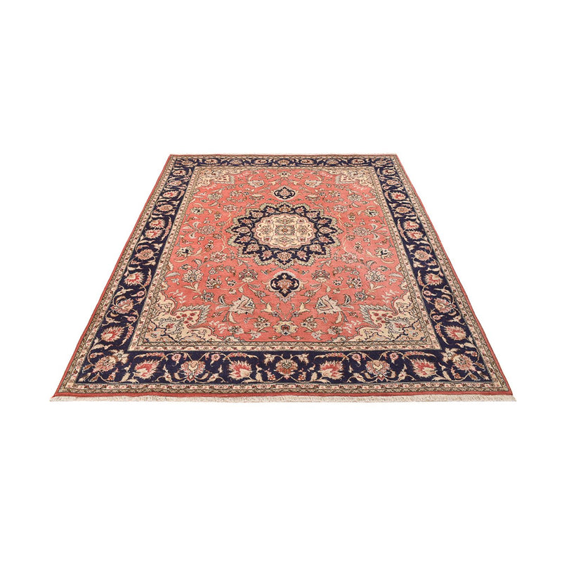 Täbriz - 40 Raj Teppich 200x256cm - Perserteppich - hellrot