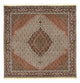 Täbriz - 40 Raj Teppich 201x205cm - Perserteppich - hellbraun