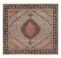 Täbriz - 40 Raj Teppich 201x201cm - Perserteppich - hellbraun – product image