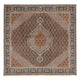 Täbriz - 40 Raj Teppich 203x203cm - Perserteppich - braun