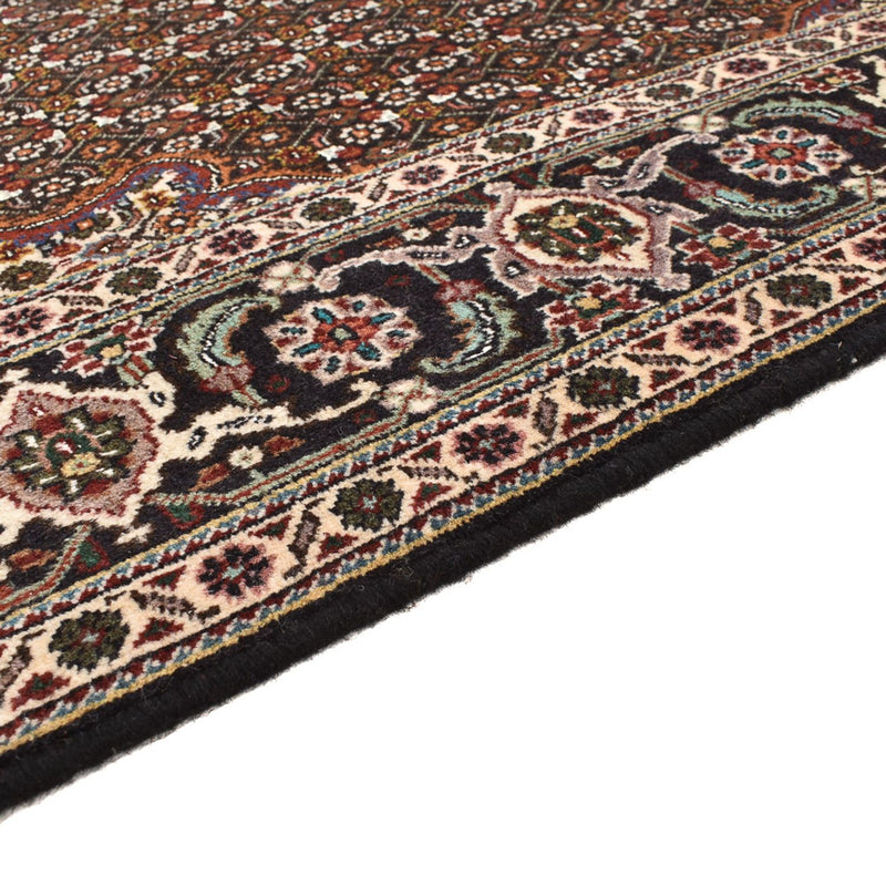 Täbriz - 40 Raj Teppich 203x203cm - Perserteppich - braun