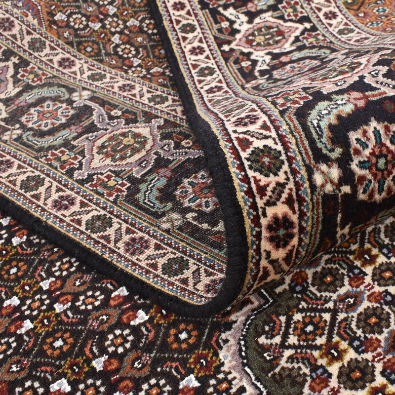 Täbriz - 40 Raj Teppich 203x203cm - Perserteppich - braun