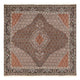 Täbriz - 40 Raj Teppich 200x206cm - Perserteppich - braun
