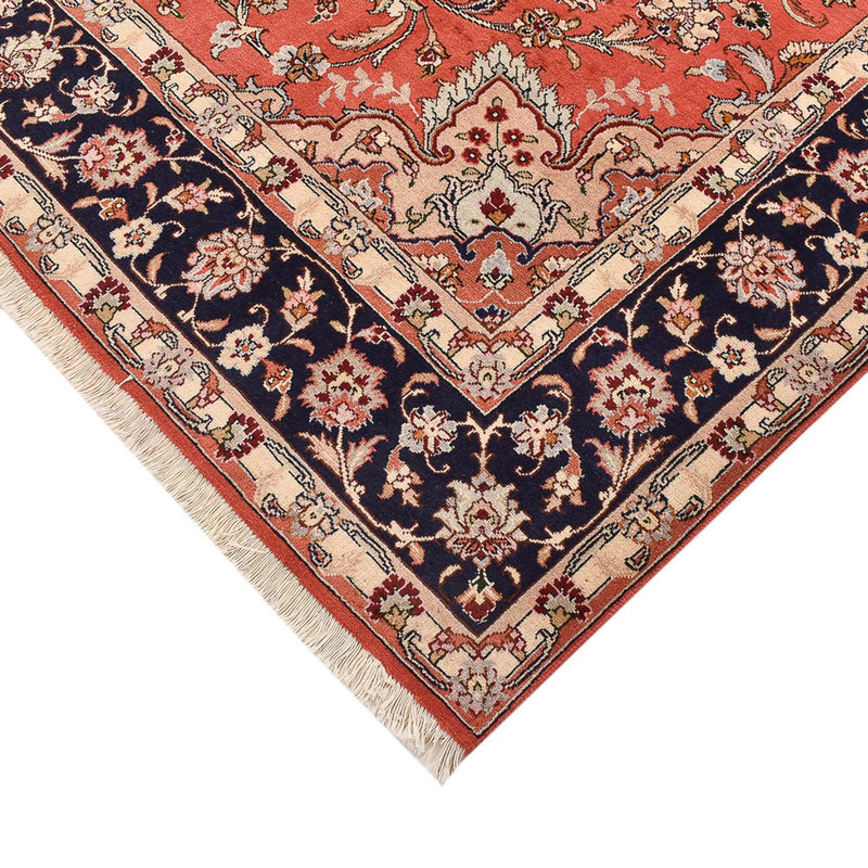 Täbriz - 40 Raj Teppich 210x270cm - Perserteppich - hellrot
