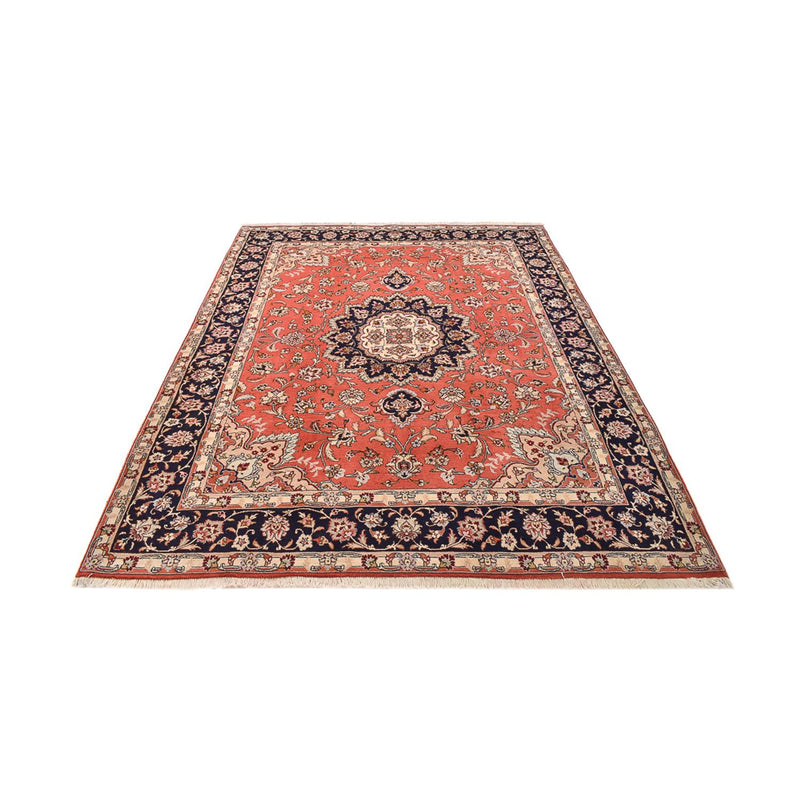 Täbriz - 40 Raj Teppich 210x270cm - Perserteppich - hellrot