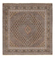 Täbriz - 40 Raj Teppich 198x212cm - Perserteppich - braun
