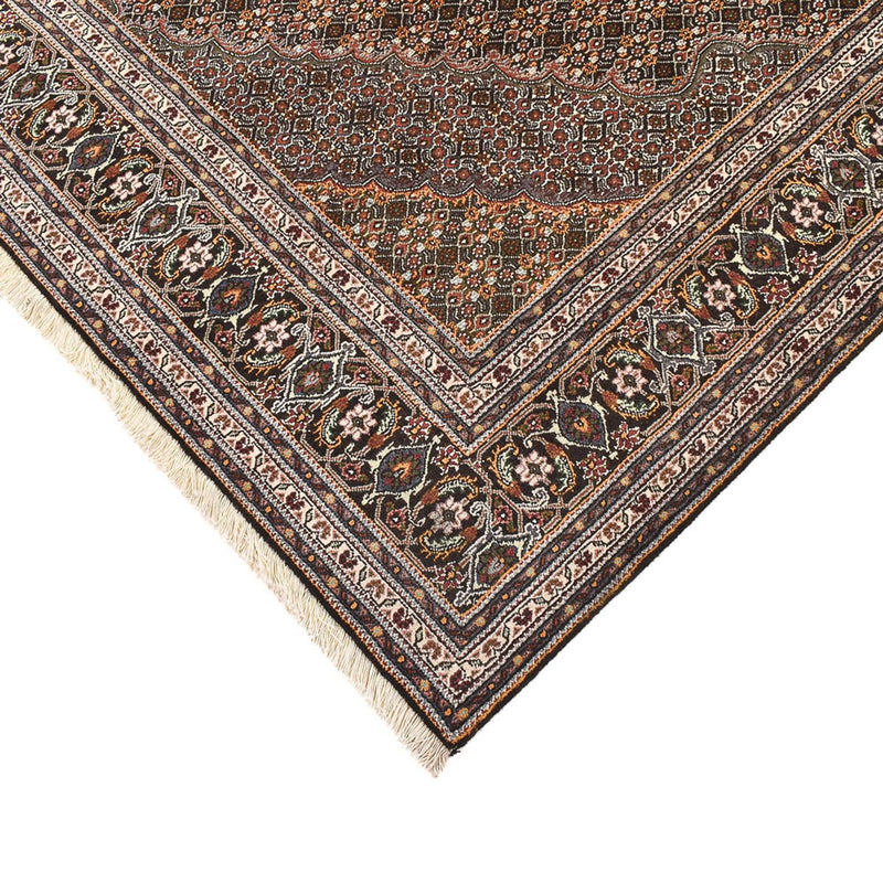 Täbriz - 40 Raj Teppich 198x212cm - Perserteppich - braun