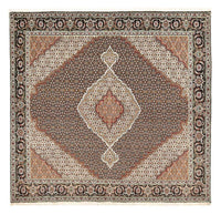Täbriz - 40 Raj Teppich 200x204cm - Perserteppich - braun – product image