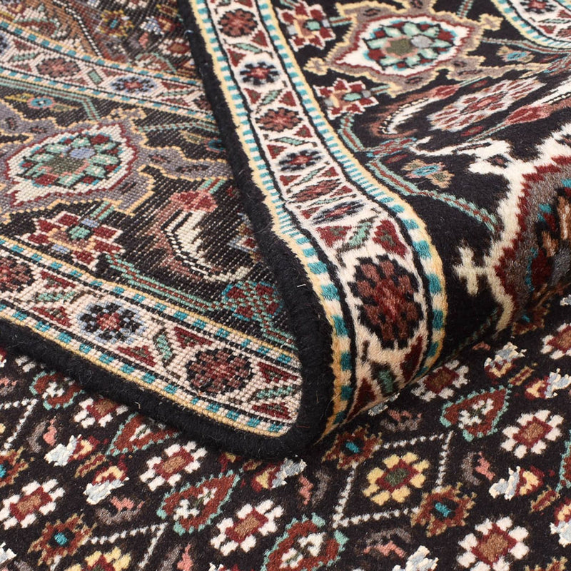 Täbriz - 40 Raj Teppich 200x204cm - Perserteppich - braun