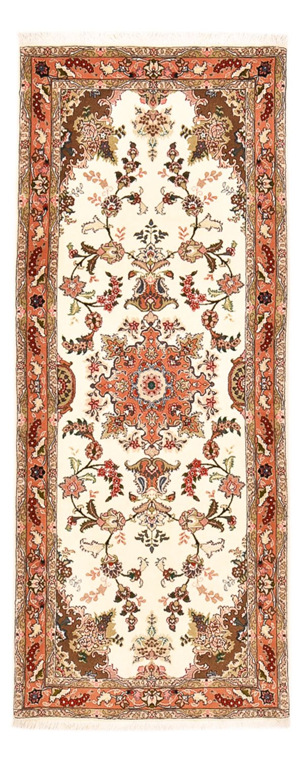 Täbriz - 50 Raj Teppich 82x205cm - Perserteppich - mehrfarbig
