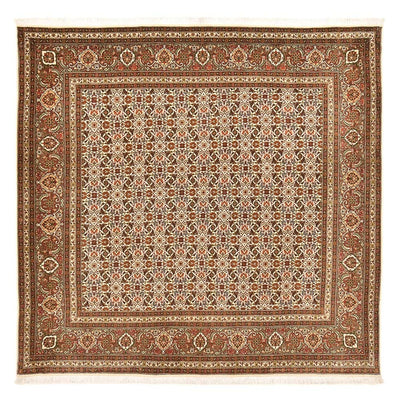 Täbriz - 50 Raj Teppich 199x200cm - Perserteppich - dunkelbeige