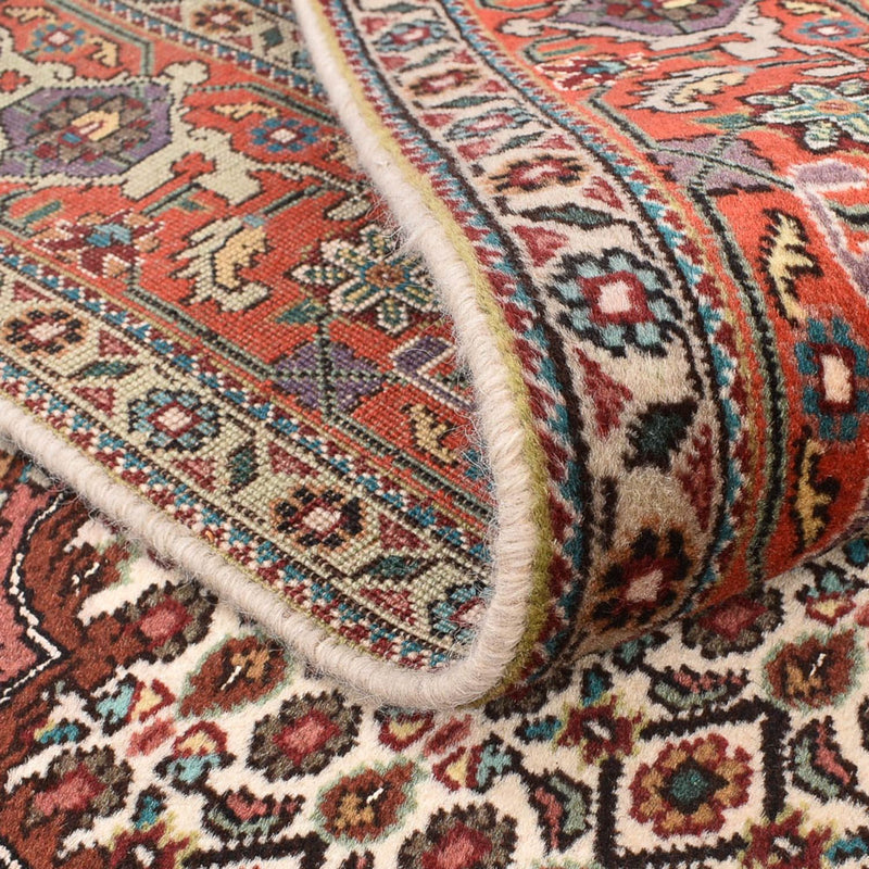Täbriz - 40 Raj Teppich 196x204cm - Perserteppich - hellbraun
