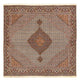 Täbriz - 40 Raj Teppich 198x202cm - Perserteppich - hellbraun