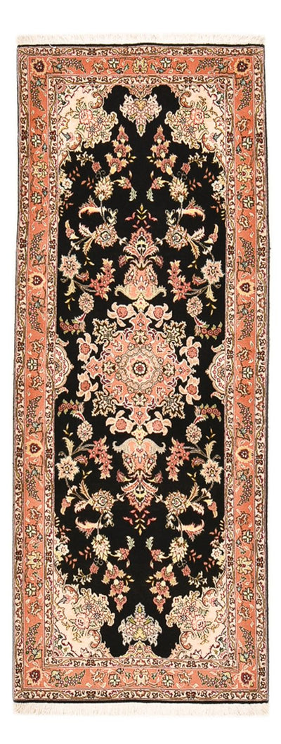 Täbriz - 50 Raj Teppich 80x210cm - Perserteppich - mehrfarbig