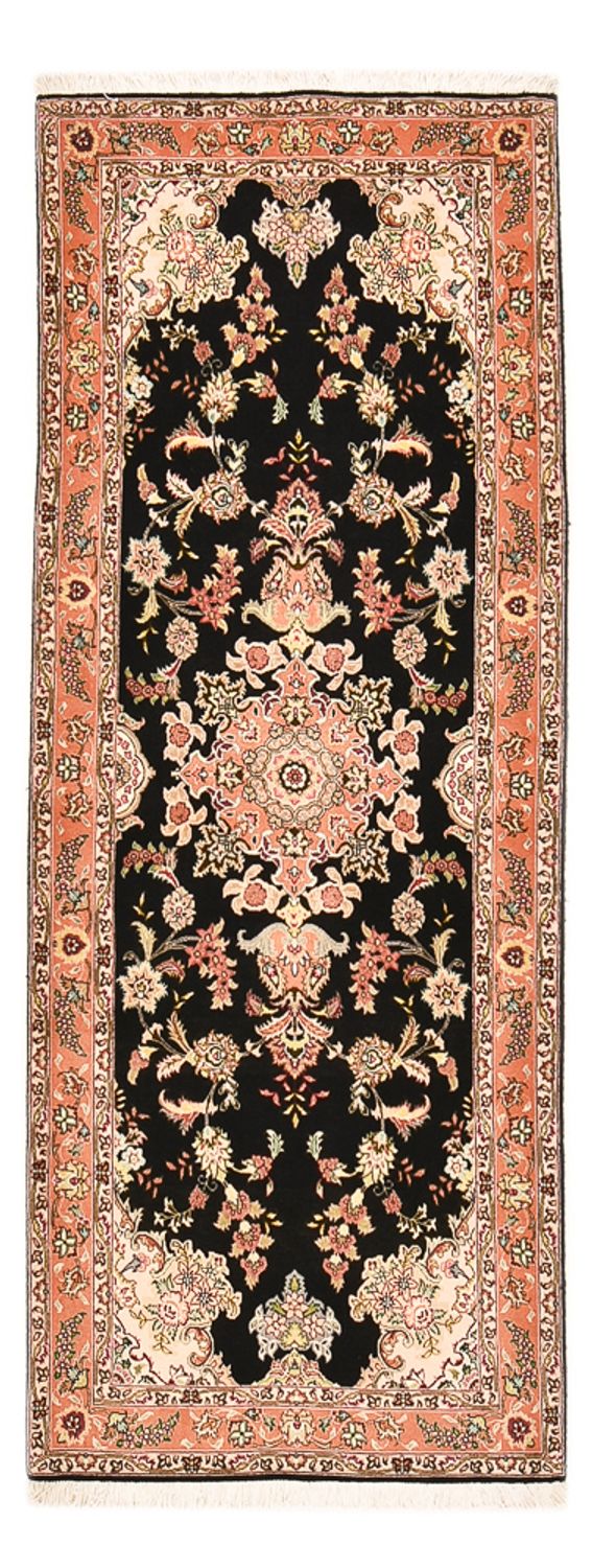 Täbriz - 50 Raj Teppich 80x210cm - Perserteppich - mehrfarbig