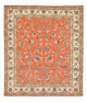 Täbriz - 50 Raj Teppich 247x295cm - Perserteppich - rot