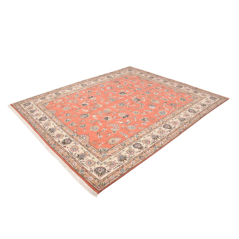 Täbriz - 50 Raj Teppich 247x295cm - Perserteppich - rot