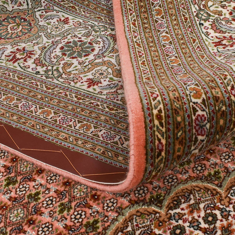 Täbriz - 50 Raj Teppich 250x390cm - Perserteppich - hellrot